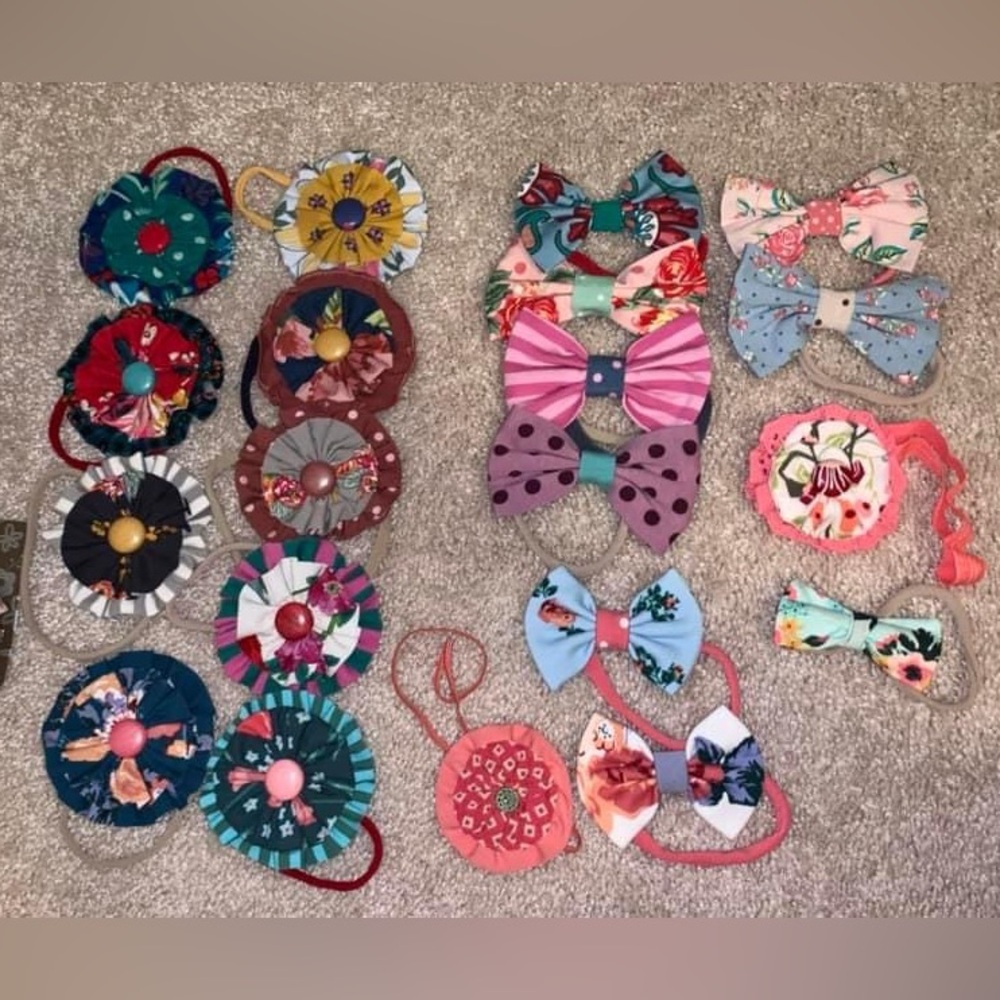 Matilda Jane headbands on nylon for baby